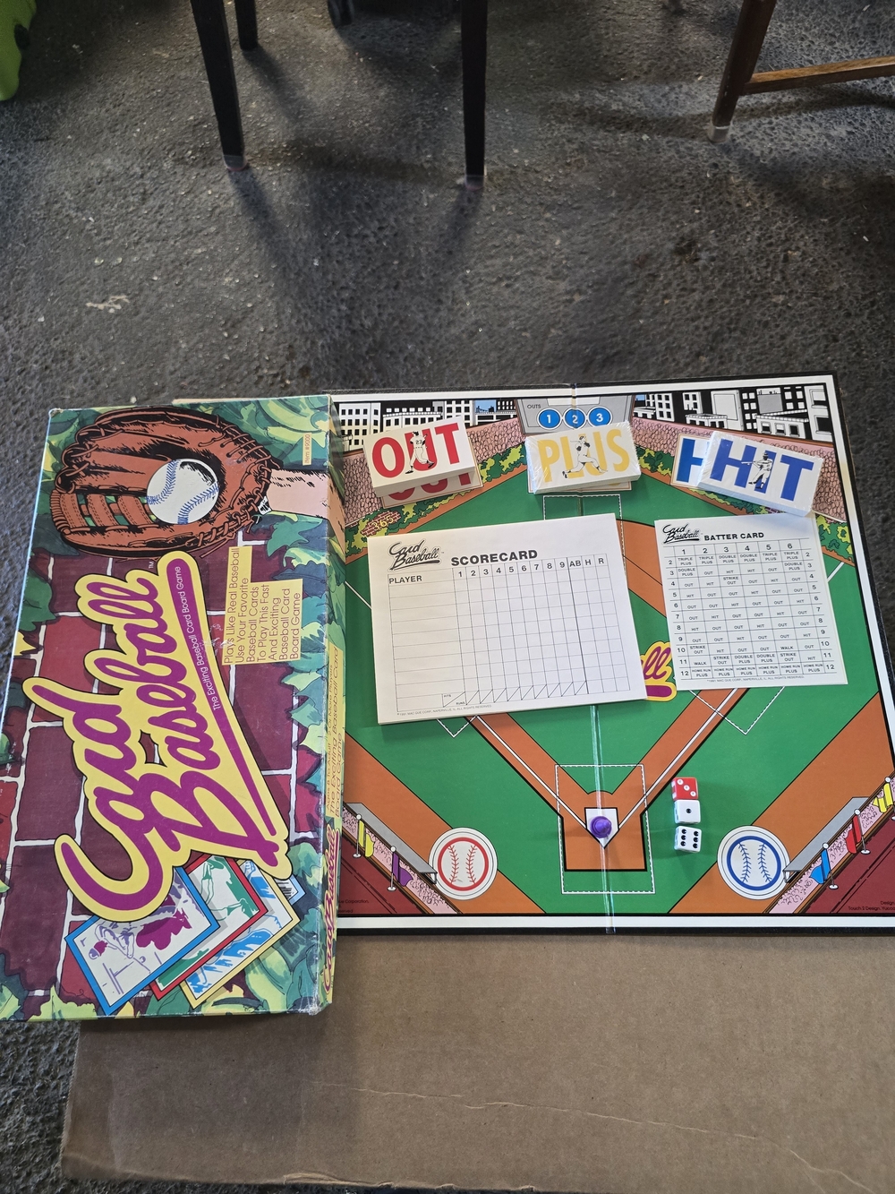 1991 Card Baseball Board Game - Green Field Edition
